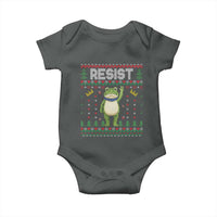 Resist Frog Baby Onesie Funny Portland Protest ICE Activist Meme 2025 - Wonder Print Shop