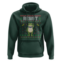 Resist Frog Hoodie Funny Portland Protest ICE Activist Meme 2025 - Wonder Print Shop