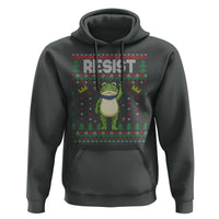 Resist Frog Hoodie Funny Portland Protest ICE Activist Meme 2025 - Wonder Print Shop