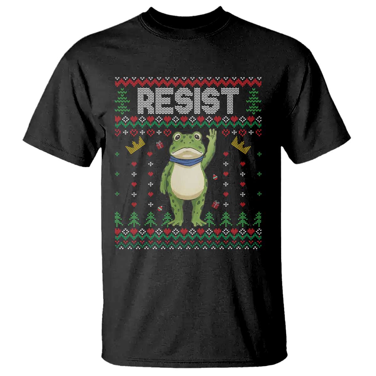 Resist Frog T Shirt Funny Portland Protest ICE Activist Meme 2025 - Wonder Print Shop