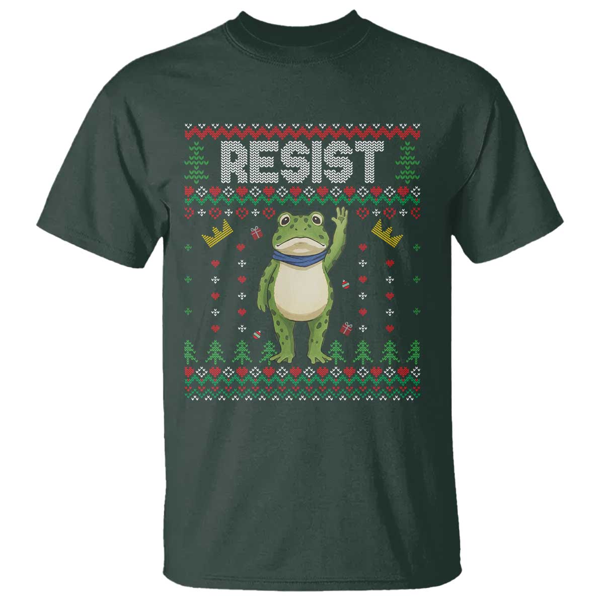 Resist Frog T Shirt Funny Portland Protest ICE Activist Meme 2025 - Wonder Print Shop