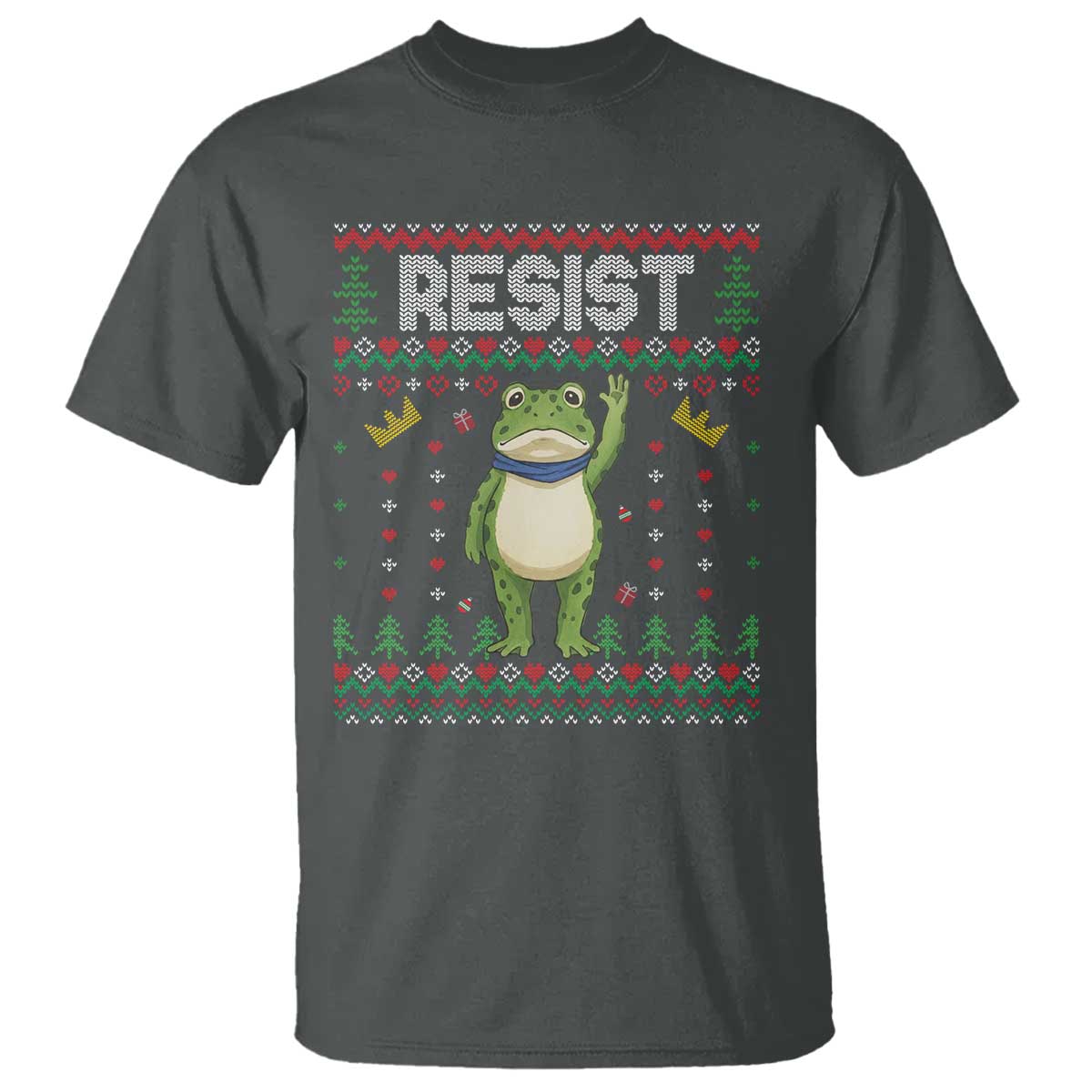 Resist Frog T Shirt Funny Portland Protest ICE Activist Meme 2025 - Wonder Print Shop