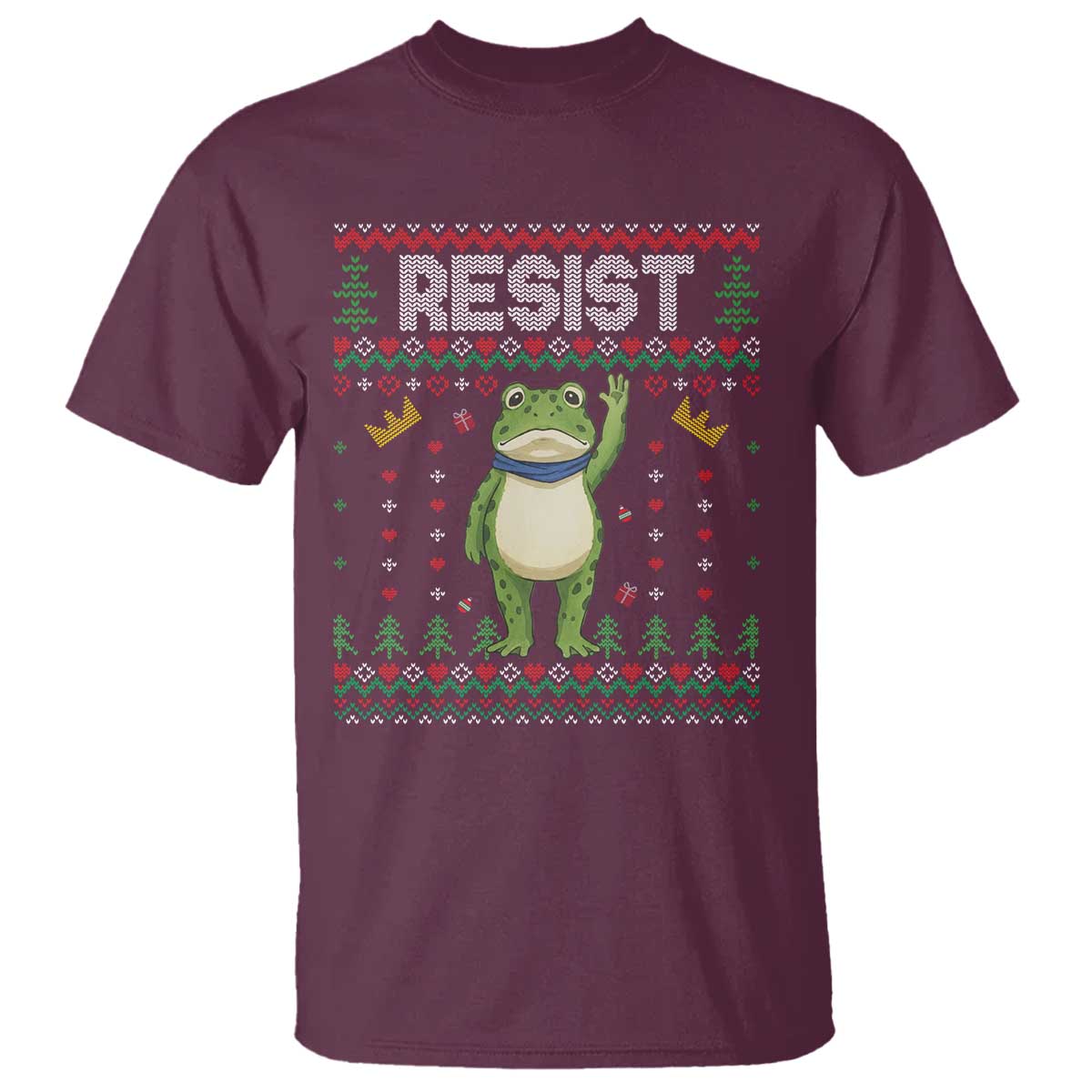 Resist Frog T Shirt Funny Portland Protest ICE Activist Meme 2025 - Wonder Print Shop