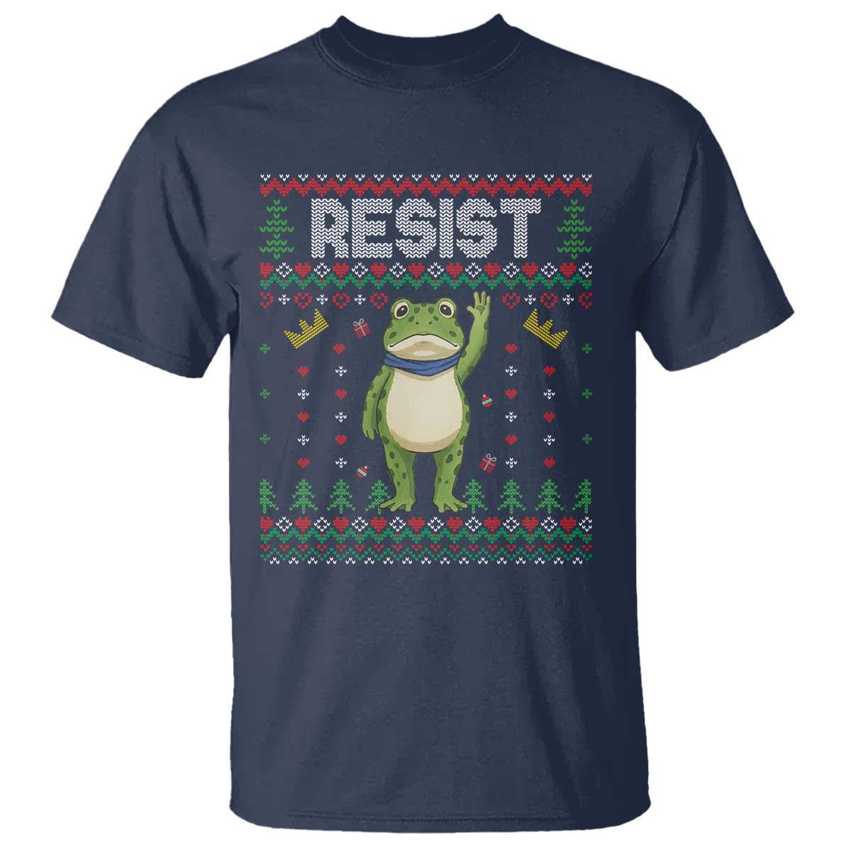 Resist Frog T Shirt Funny Portland Protest ICE Activist Meme 2025 - Wonder Print Shop