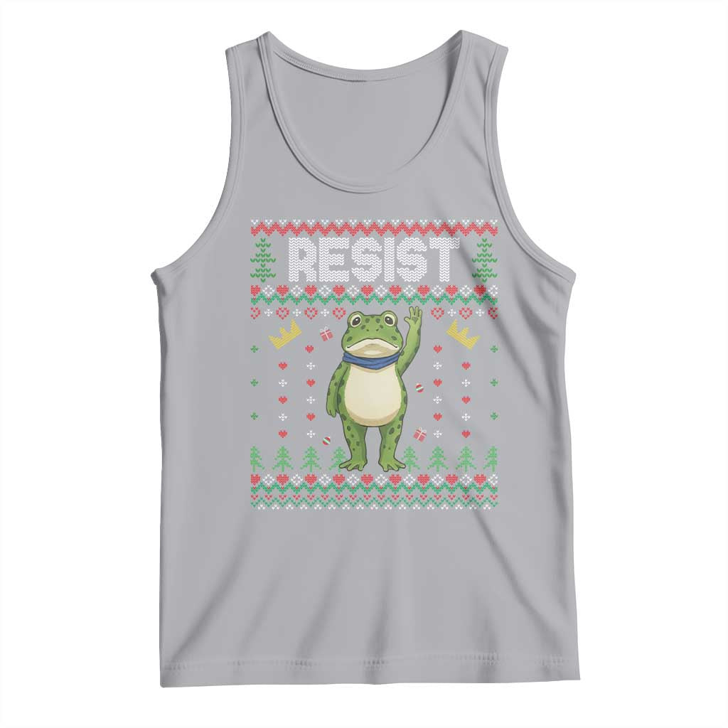 Resist Frog Tank Top Funny Portland Protest ICE Activist Meme 2025 - Wonder Print Shop