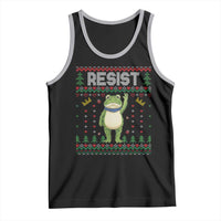 Resist Frog Tank Top Funny Portland Protest ICE Activist Meme 2025 - Wonder Print Shop