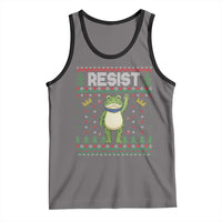 Resist Frog Tank Top Funny Portland Protest ICE Activist Meme 2025 - Wonder Print Shop