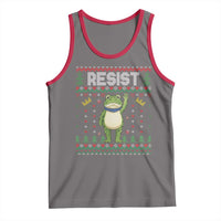 Resist Frog Tank Top Funny Portland Protest ICE Activist Meme 2025 - Wonder Print Shop