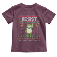 Resist Frog Toddler T Shirt Funny Portland Protest ICE Activist Meme 2025 - Wonder Print Shop