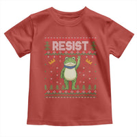 Resist Frog Toddler T Shirt Funny Portland Protest ICE Activist Meme 2025 - Wonder Print Shop