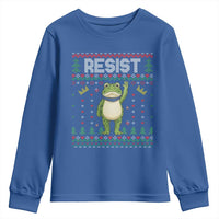 Resist Frog Youth Sweatshirt Funny Portland Protest ICE Activist Meme 2025 - Wonder Print Shop