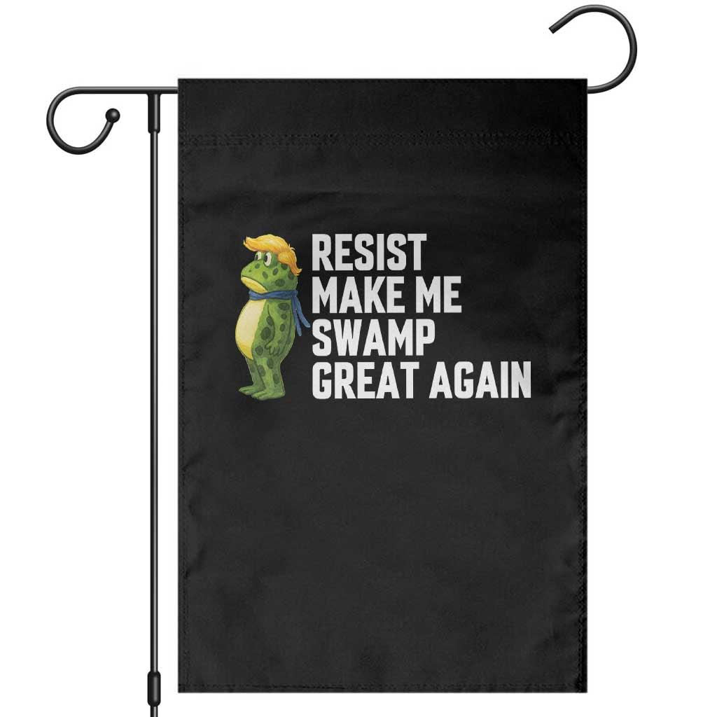 Resist Frog Garden Flag Funny Polittical 2025 Meme - Wonder Print Shop