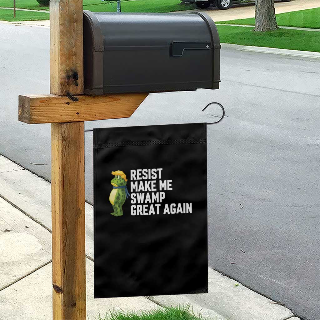 Resist Frog Garden Flag Funny Polittical 2025 Meme - Wonder Print Shop