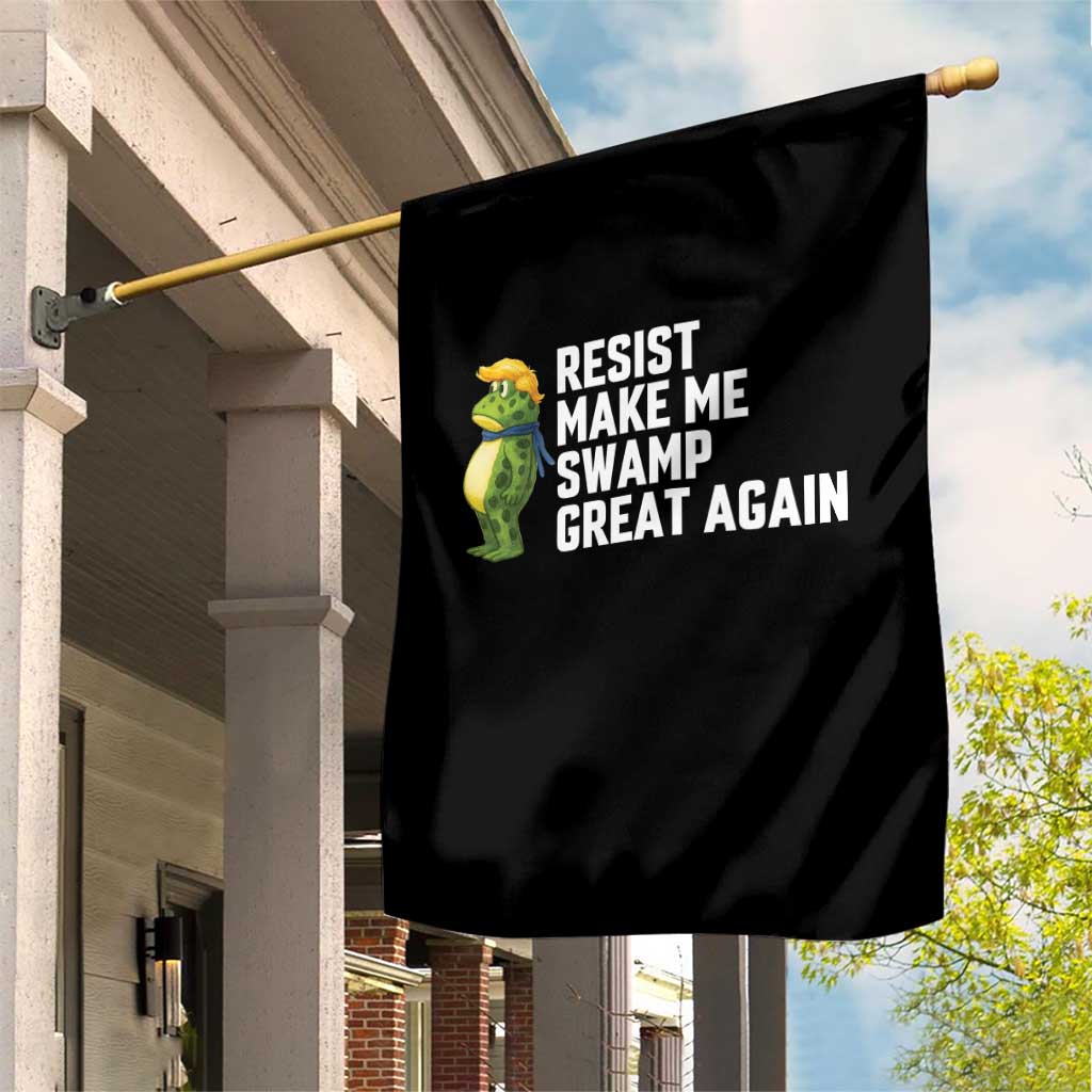 Resist Frog Garden Flag Funny Polittical 2025 Meme - Wonder Print Shop