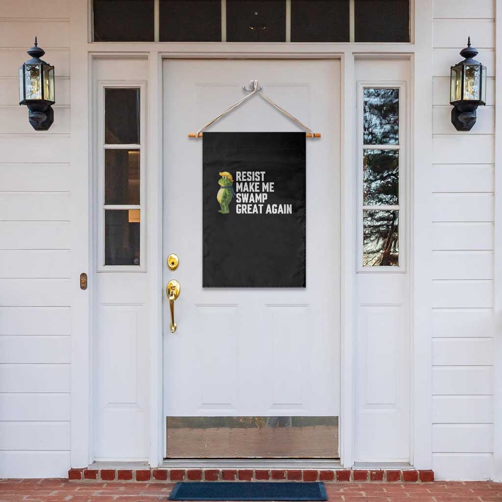 Resist Frog Garden Flag Funny Polittical 2025 Meme - Wonder Print Shop