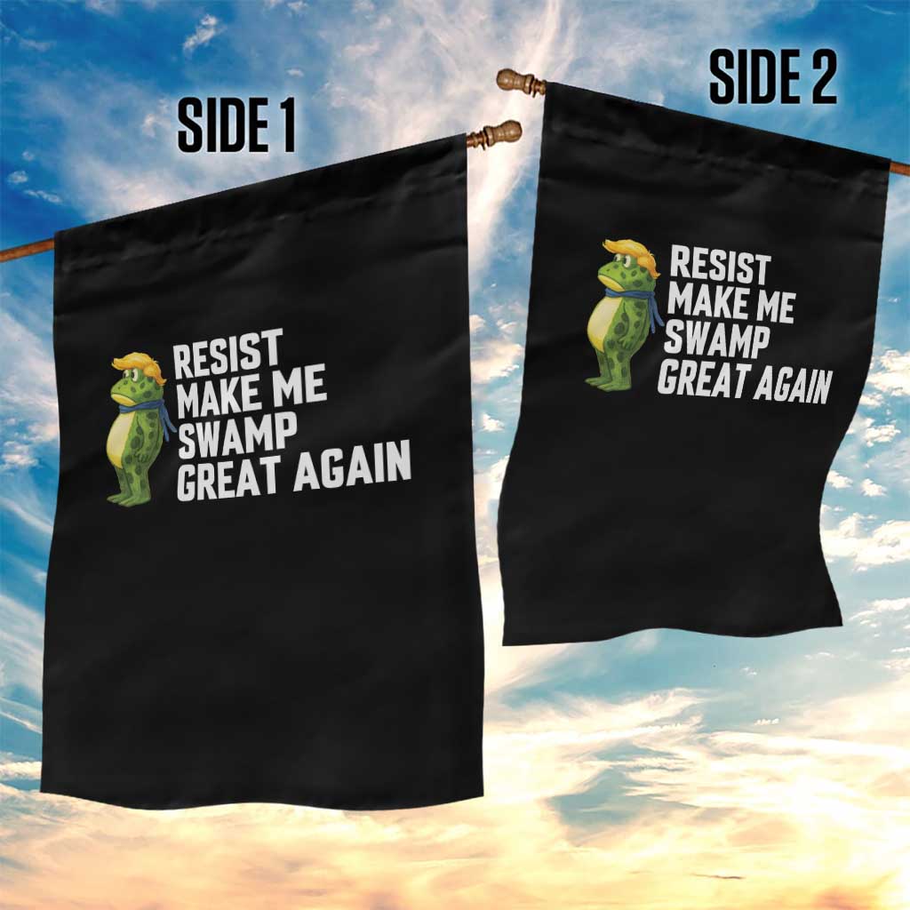Resist Frog Garden Flag Funny Polittical 2025 Meme - Wonder Print Shop