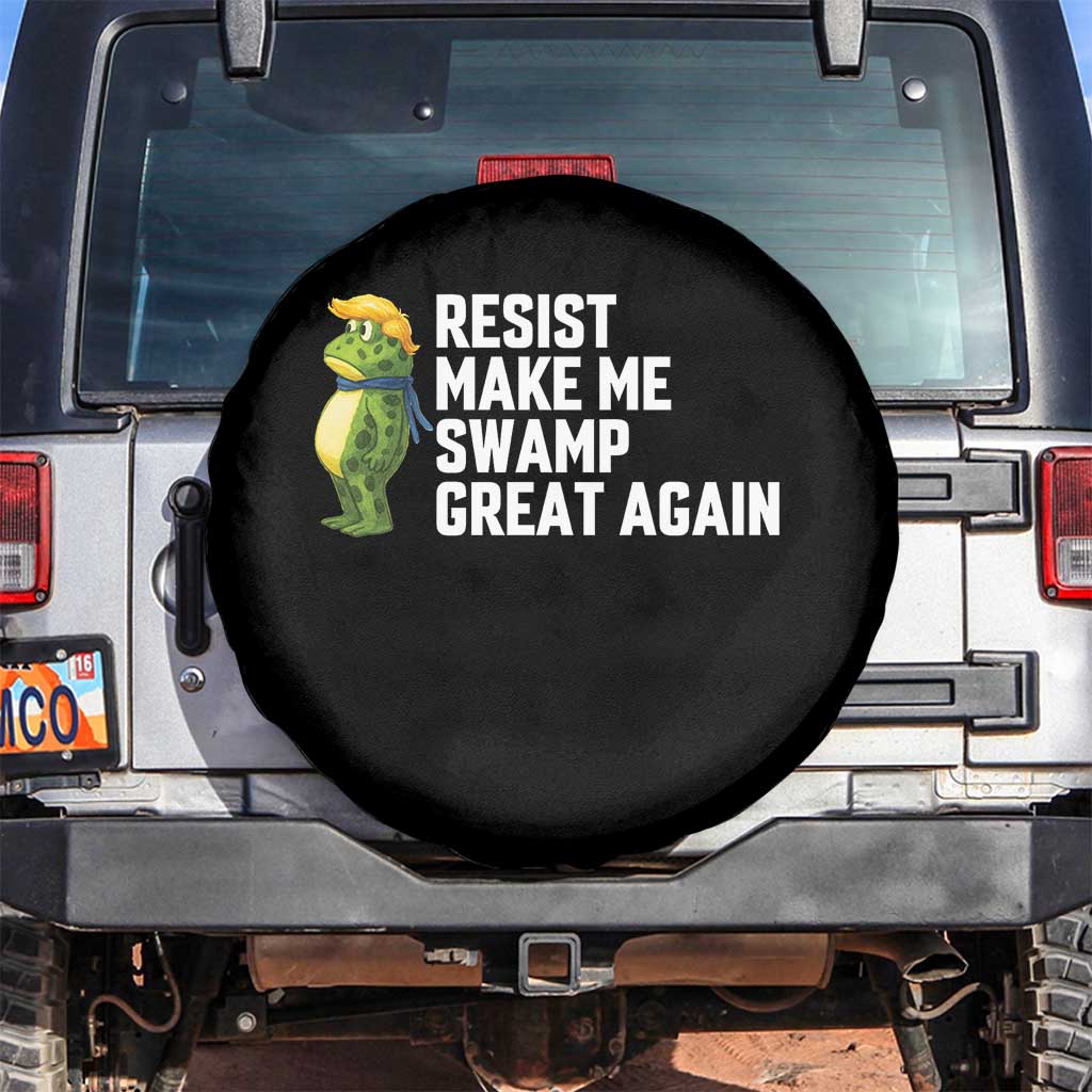 Resist Frog Spare Tire Cover Funny Polittical 2025 Meme - Wonder Print Shop