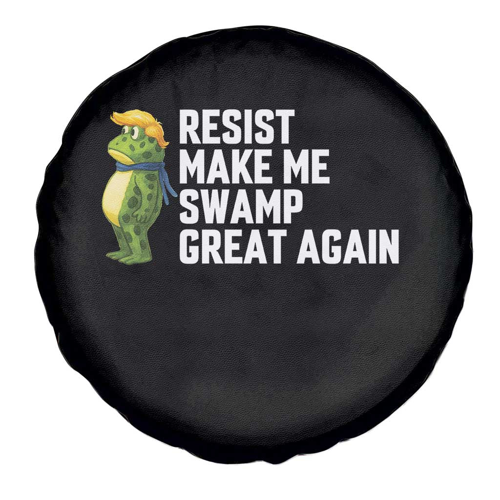 Resist Frog Spare Tire Cover Funny Polittical 2025 Meme - Wonder Print Shop