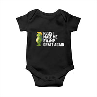 Resist Frog Baby Onesie Funny Polittical 2025 Meme - Wonder Print Shop