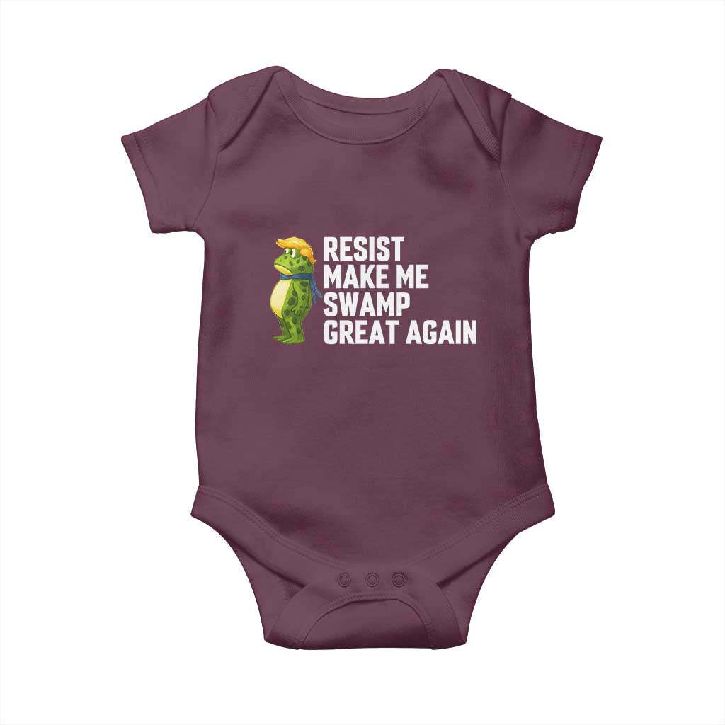 Resist Frog Baby Onesie Funny Polittical 2025 Meme - Wonder Print Shop
