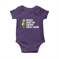 Resist Frog Baby Onesie Funny Polittical 2025 Meme - Wonder Print Shop