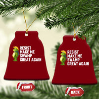 Resist Frog Ceramic Ornament Funny Polittical 2025 Meme - Wonder Print Shop