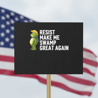 Resist Frog Protest Sign Funny Polittical 2025 Meme - Wonder Print Shop