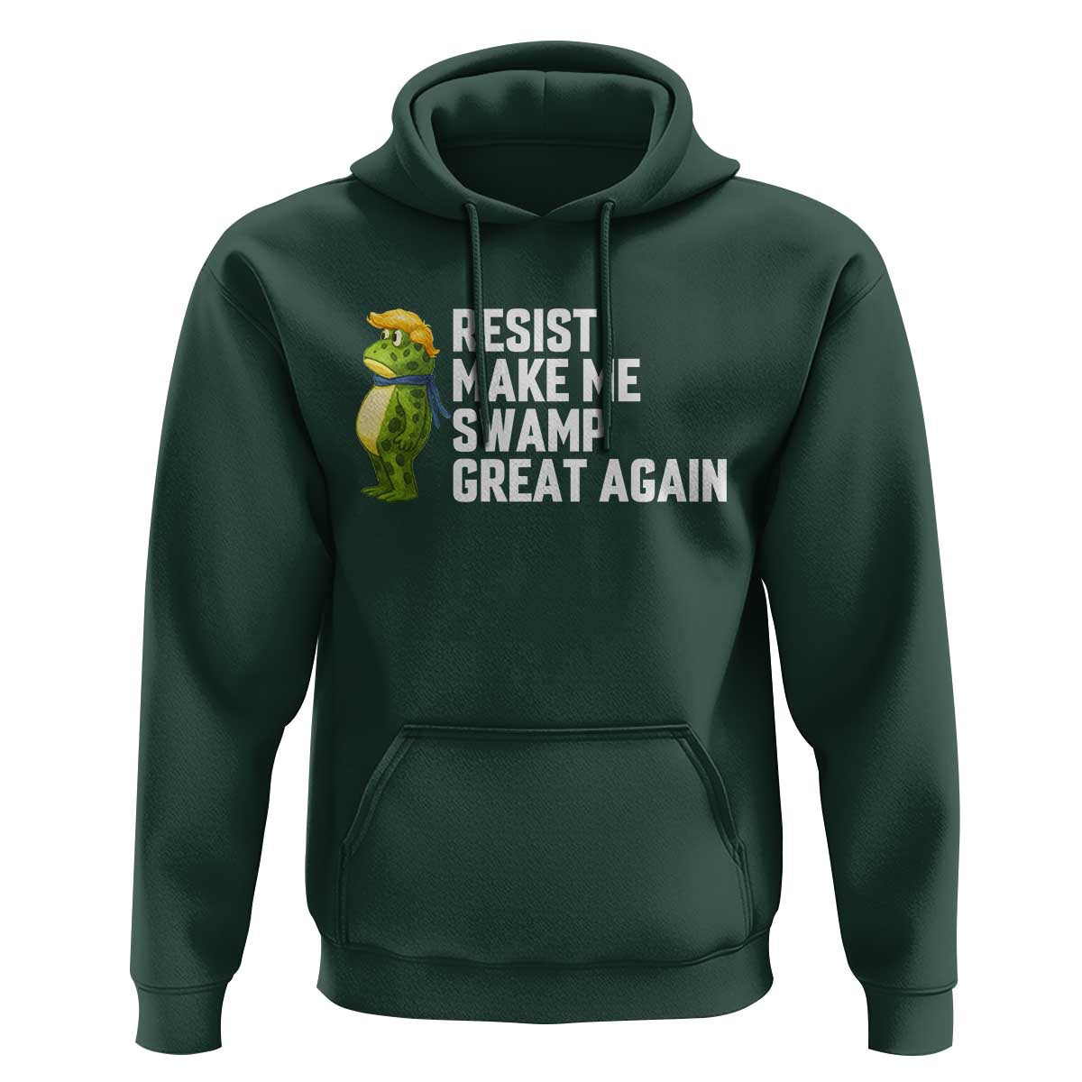 Resist Frog Hoodie Funny Polittical 2025 Meme - Wonder Print Shop