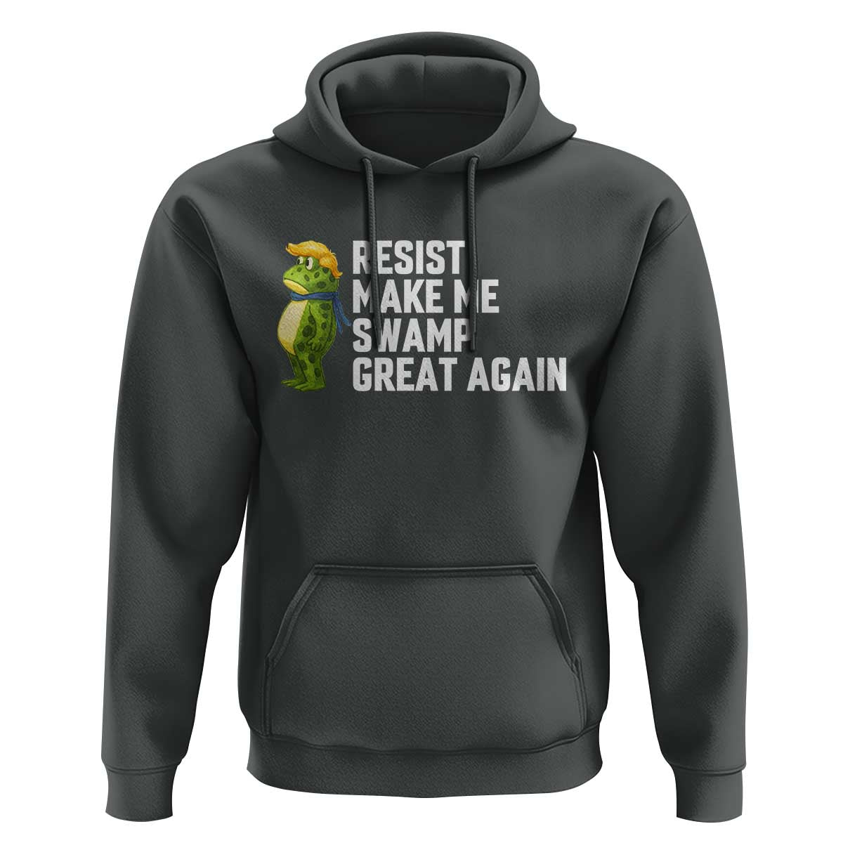 Resist Frog Hoodie Funny Polittical 2025 Meme - Wonder Print Shop