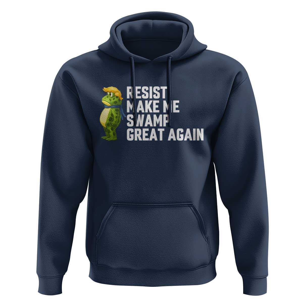 Resist Frog Hoodie Funny Polittical 2025 Meme - Wonder Print Shop