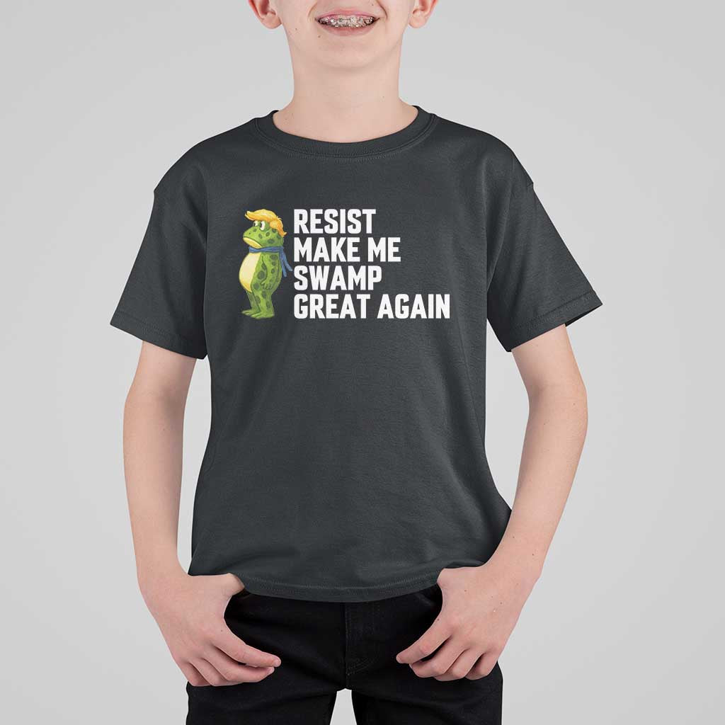 Resist Frog T Shirt For Kid Funny Polittical 2025 Meme - Wonder Print Shop