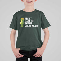 Resist Frog T Shirt For Kid Funny Polittical 2025 Meme - Wonder Print Shop