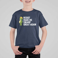 Resist Frog T Shirt For Kid Funny Polittical 2025 Meme - Wonder Print Shop