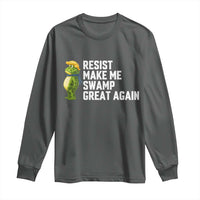 Resist Frog Long Sleeve Shirt Funny Polittical 2025 Meme - Wonder Print Shop