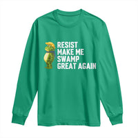 Resist Frog Long Sleeve Shirt Funny Polittical 2025 Meme - Wonder Print Shop