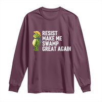 Resist Frog Long Sleeve Shirt Funny Polittical 2025 Meme - Wonder Print Shop