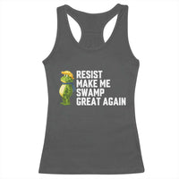 Resist Frog Racerback Tank Top Funny Polittical 2025 Meme - Wonder Print Shop