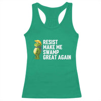 Resist Frog Racerback Tank Top Funny Polittical 2025 Meme - Wonder Print Shop