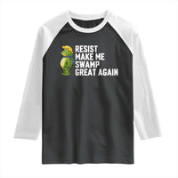 Resist Frog Raglan Shirt Funny Polittical 2025 Meme - Wonder Print Shop