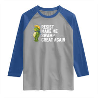 Resist Frog Raglan Shirt Funny Polittical 2025 Meme - Wonder Print Shop