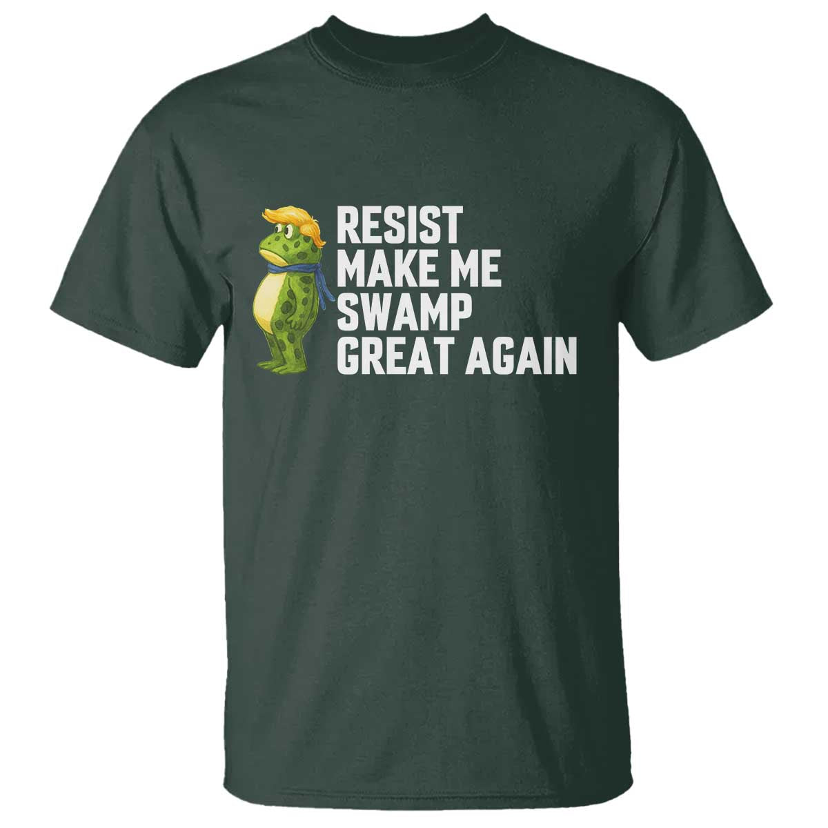 Resist Frog T Shirt Funny Polittical 2025 Meme - Wonder Print Shop