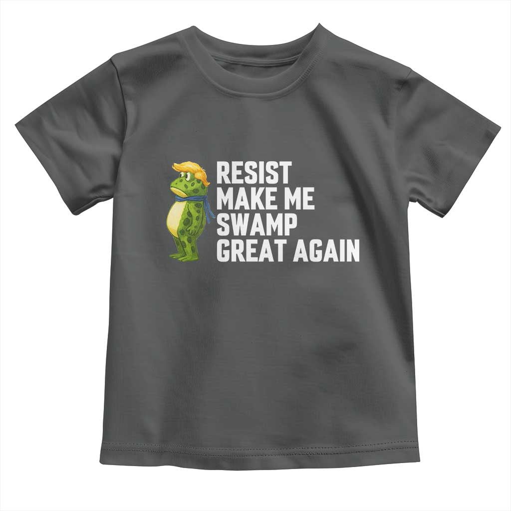 Resist Frog Toddler T Shirt Funny Polittical 2025 Meme - Wonder Print Shop