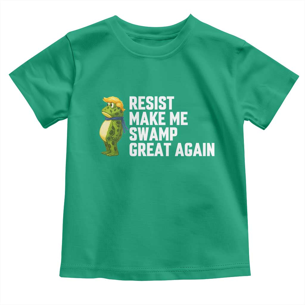Resist Frog Toddler T Shirt Funny Polittical 2025 Meme - Wonder Print Shop