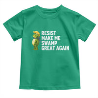 Resist Frog Toddler T Shirt Funny Polittical 2025 Meme - Wonder Print Shop