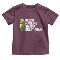 Resist Frog Toddler T Shirt Funny Polittical 2025 Meme - Wonder Print Shop