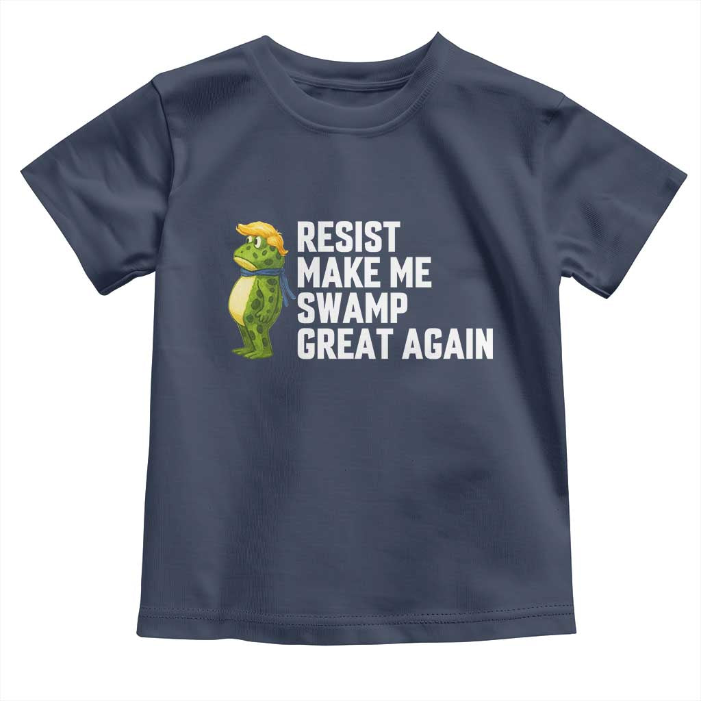 Resist Frog Toddler T Shirt Funny Polittical 2025 Meme - Wonder Print Shop