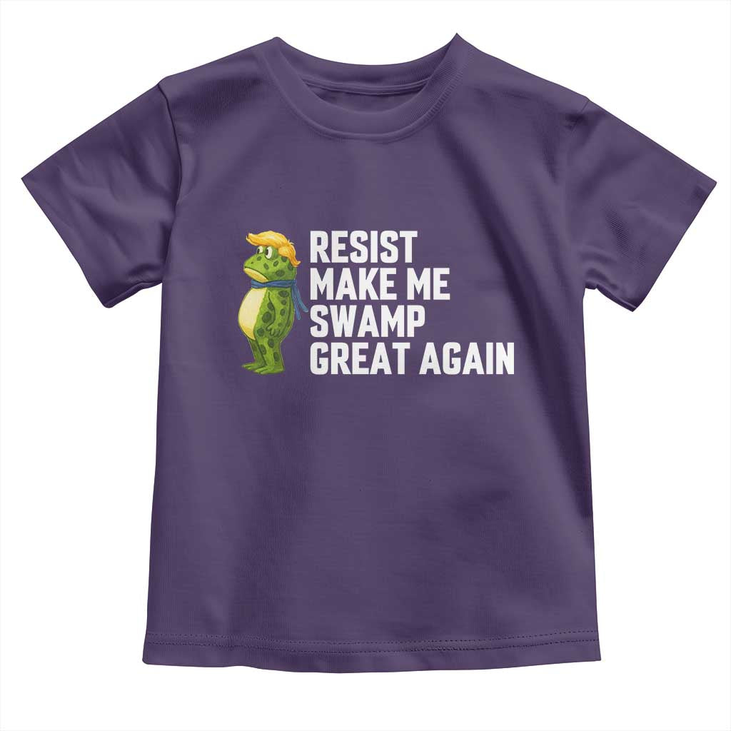 Resist Frog Toddler T Shirt Funny Polittical 2025 Meme - Wonder Print Shop