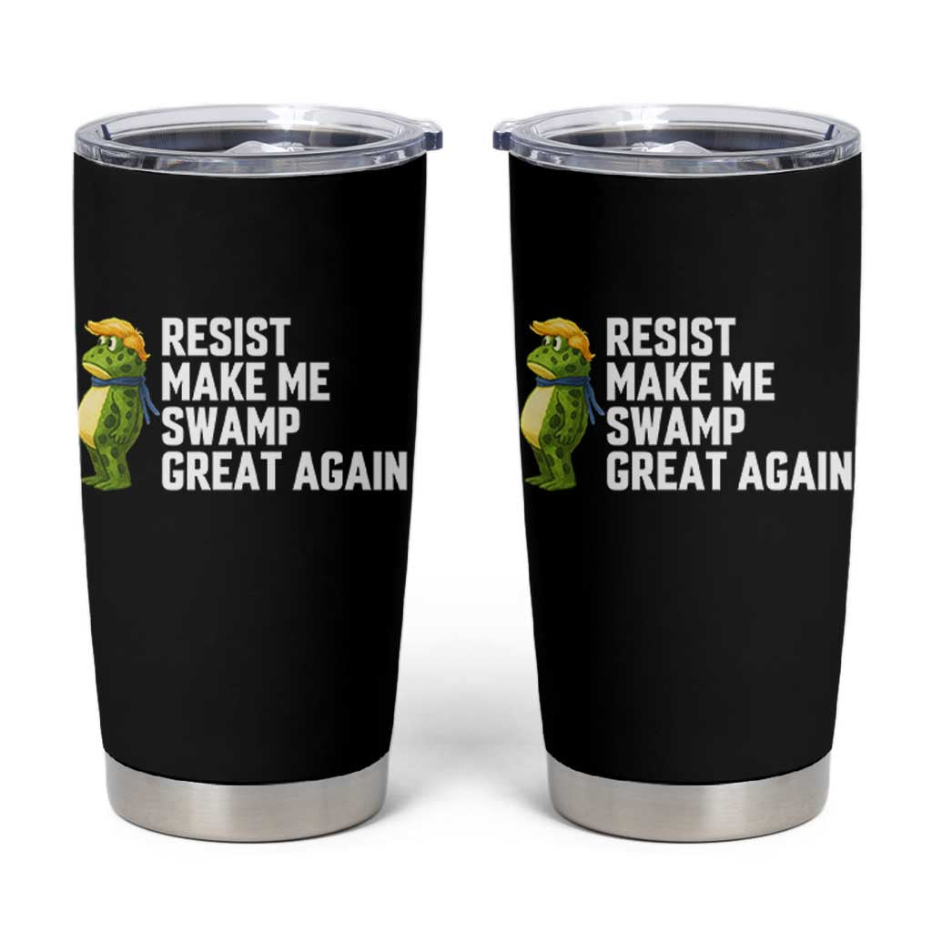 Resist Frog Tumbler Cup Funny Polittical 2025 Meme - Wonder Print Shop
