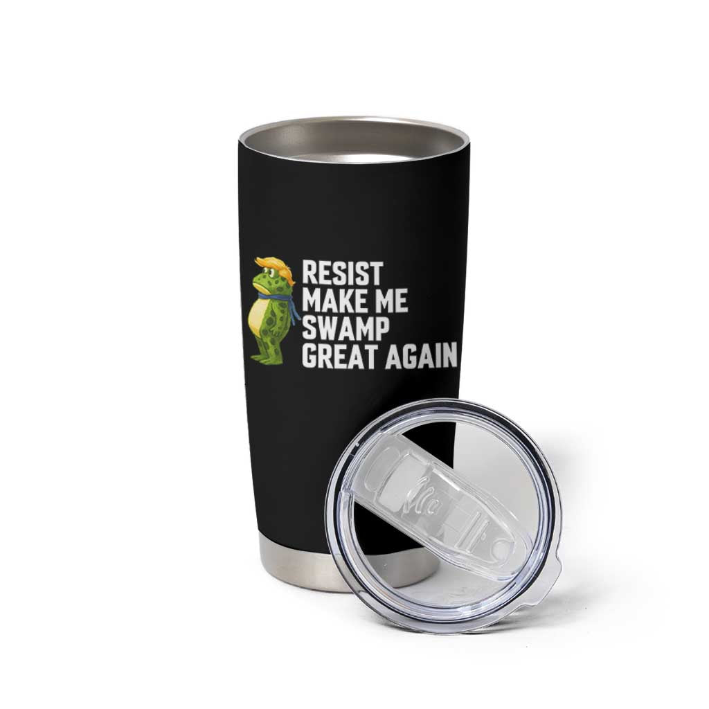 Resist Frog Tumbler Cup Funny Polittical 2025 Meme - Wonder Print Shop