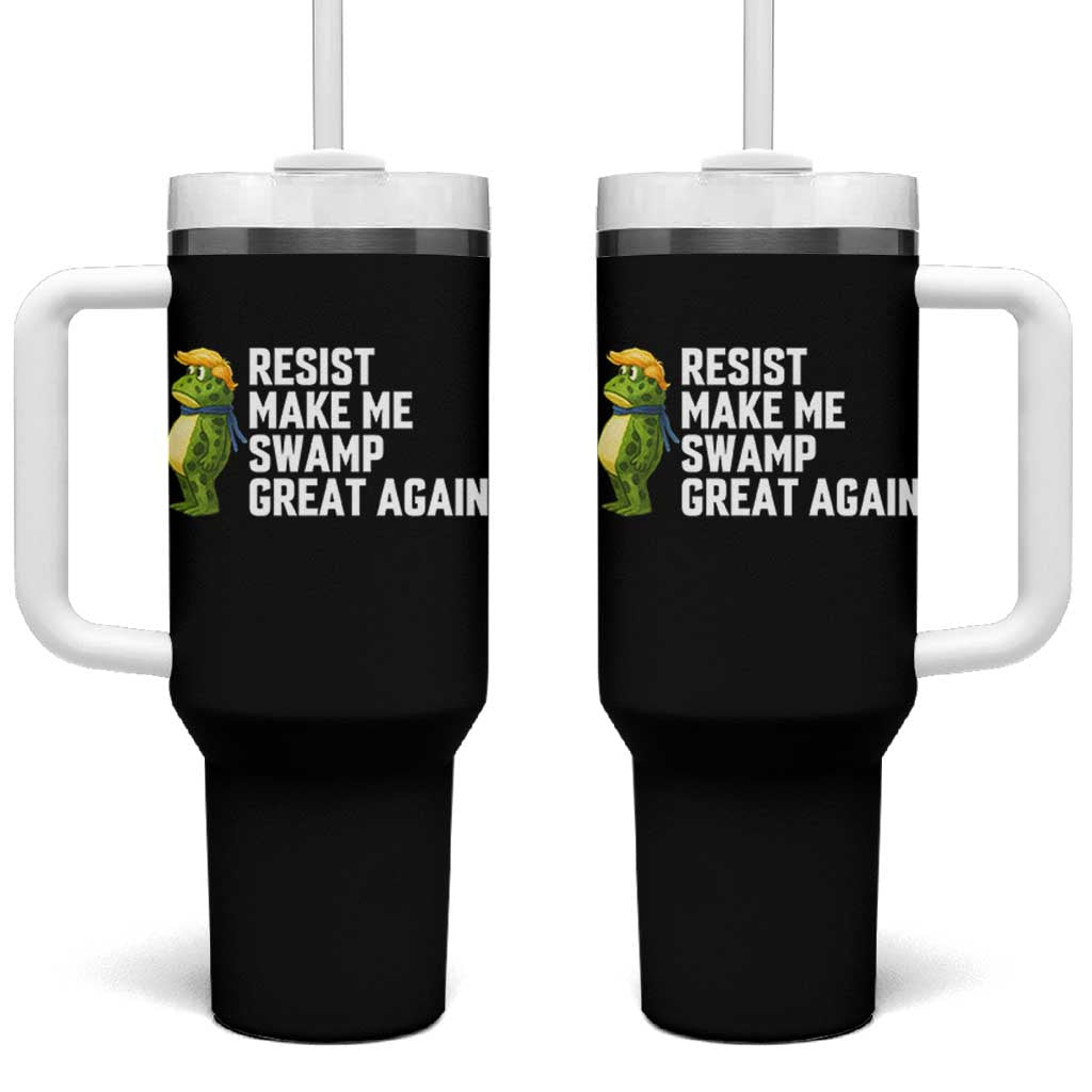 Resist Frog Tumbler With Handle Funny Polittical 2025 Meme - Wonder Print Shop